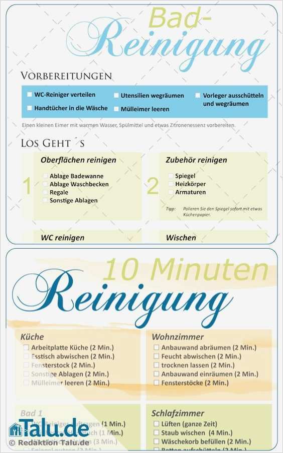 10 Minuten Aktivierung Vorlagen Bewundernswert Haushaltsplan Putzplan Kostenlose Pdf