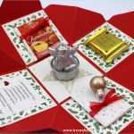 15 Min Weihnachten In Der Tüte Vorlage Beste Explosionsbox Zu Weihnachten Basteln Anleitung