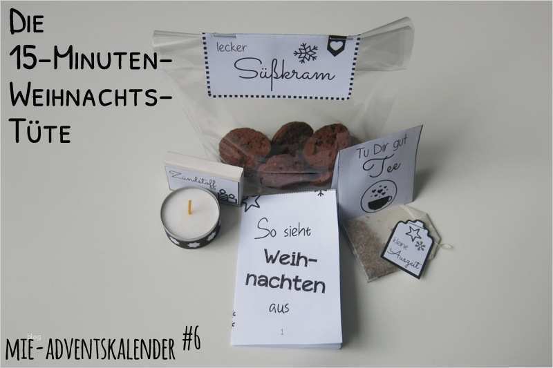 15 Minuten Weihnachten Vorlage Zum Ausdrucken Süß 6 Die 15 Minuten Tüte Als Last Minute Weihnachtsgeschenk