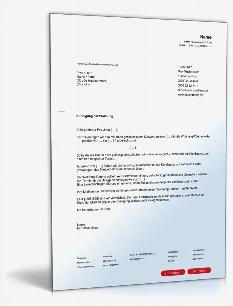 1und1 Kündigung Vorlage Erstaunlich Kündigung Mietvertrag Musterbrief Pdf Kündigung Vorlage