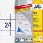 24 Etiketten Pro Blatt Vorlage Inspiration Universal Etiketten 3490