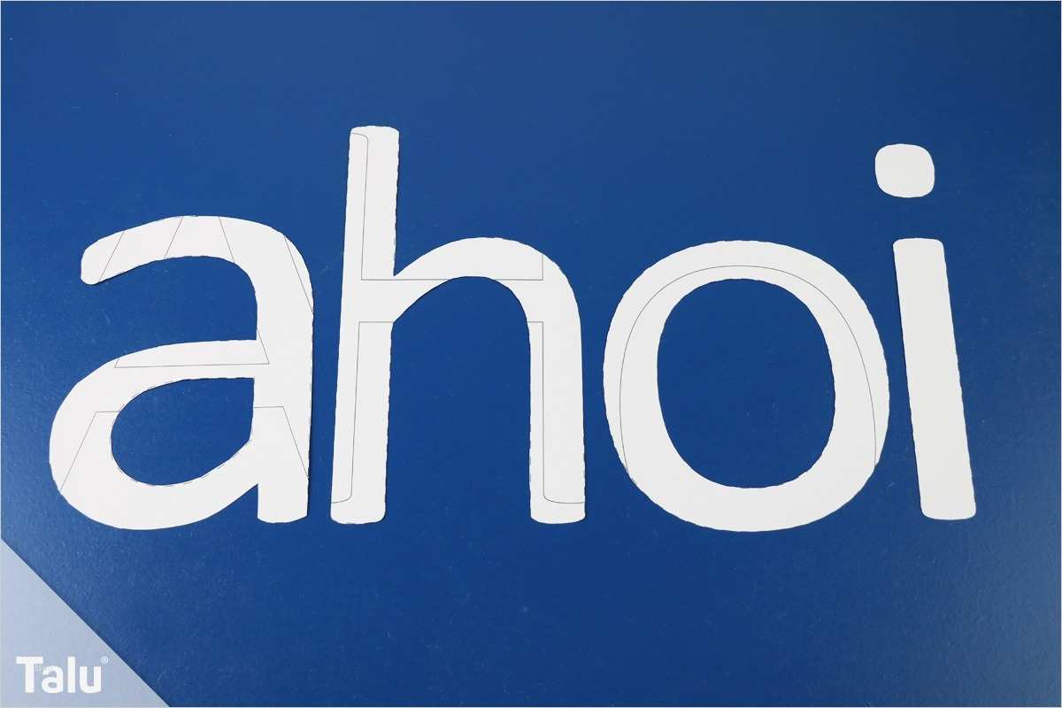 3D Buchstaben selber basteln – Anleitung und Vorlagen