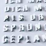 3d Buchstaben Vorlagen Inspiration Diy 3d Typography Art