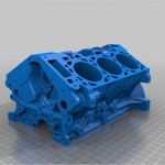 3d Drucker Vorlagen Thingiverse Neu ford Engine Block by ford Thingiverse