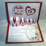 3d Karten Vorlagen Zum Ausdrucken Inspiration Popup Karte Muttertag Innen Unterricht Pinterest