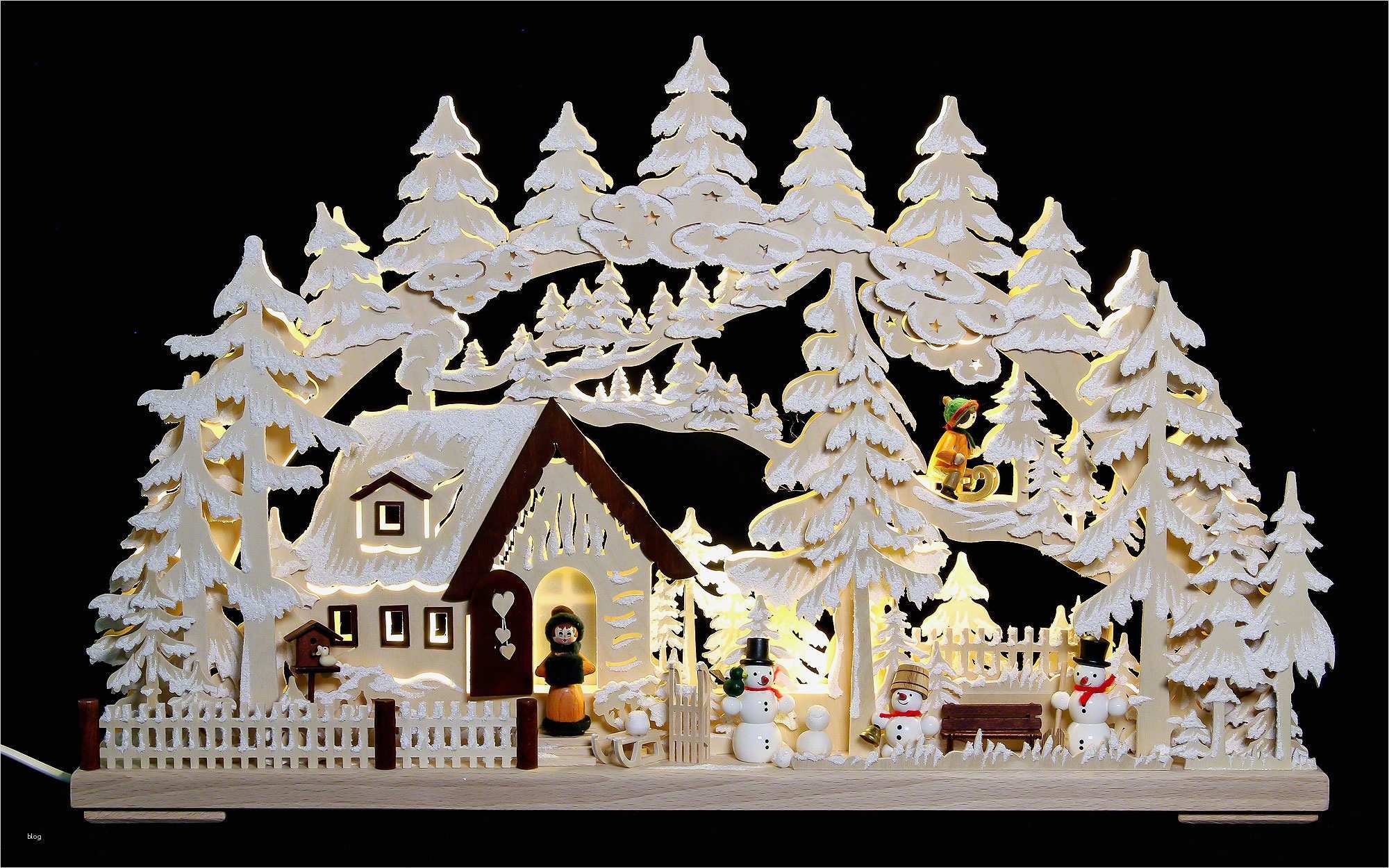 3d Schwibbogen Vorlagen Kostenlos Wunderbar 3d Schwibbogen Winterlandschaft Mit Raureif 62cmx39cm