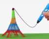 3d Stift Eiffelturm Vorlage Luxus 3d Stift Wie Zeichnet Man Einen Eiffelturm