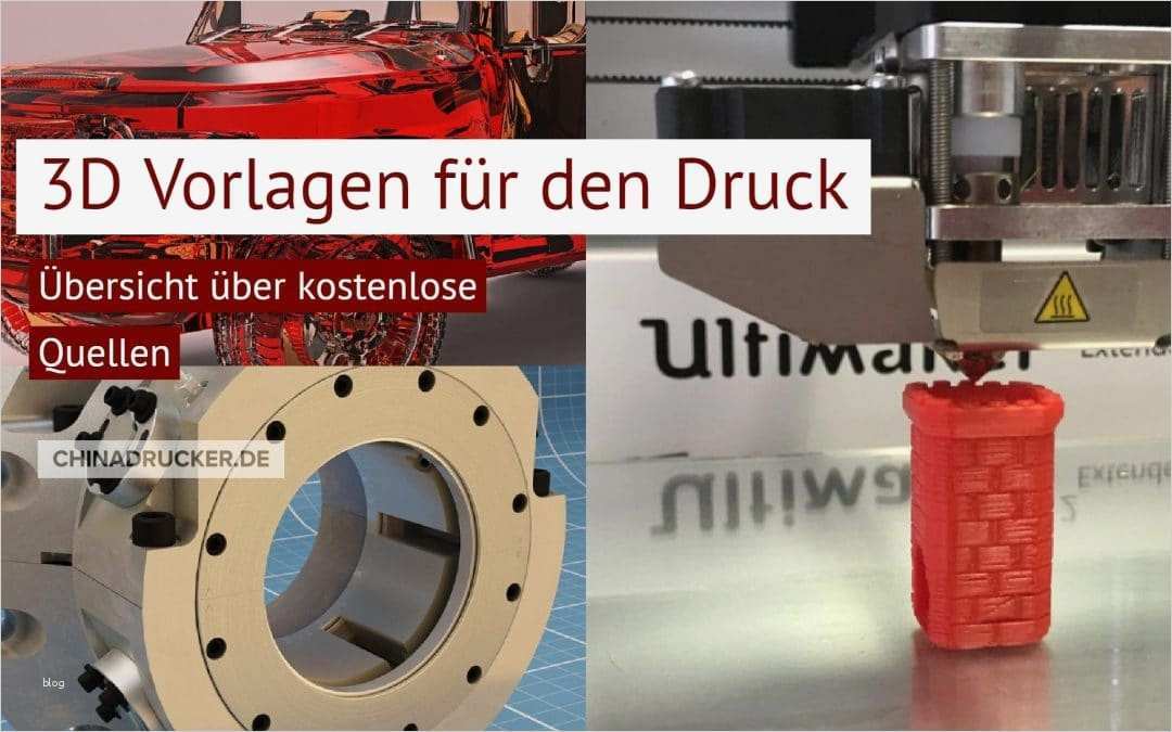 3d Vorlagen Cool 3d Druckvorlagen Kostenlose Quellen ⋆ Chinadrucker