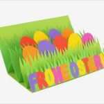 3d Vorlagen Zum Drucken Fabelhaft Osterkarte Zum Aufklappen – Bastelvorlagen Mit Anleitung