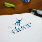 3d Zeichnen Vorlagen Angenehm Kalligraphie Lernen Und Schöne Schriftarten Gestalten