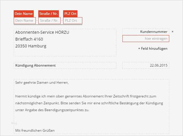 6 3 5 Methode Vorlage Luxus Hörzu Abo Kündigen Vorlage Download Chip