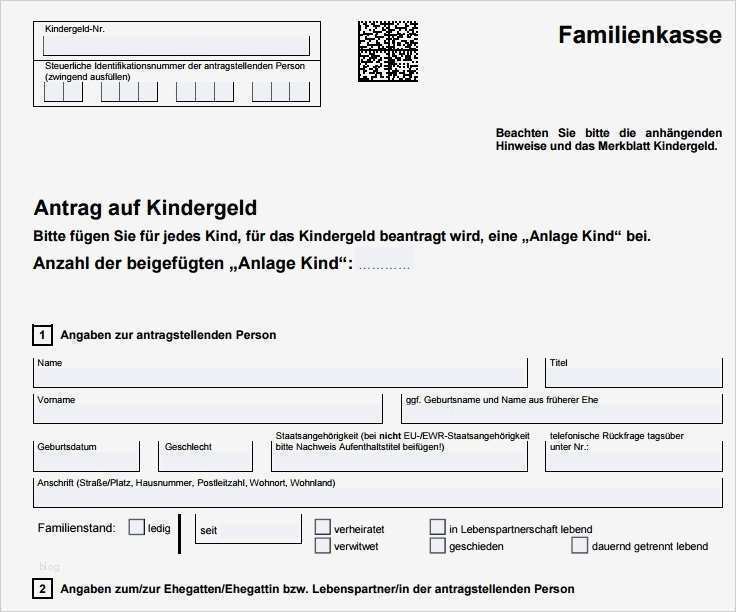 8 D Report Vorlage Angenehm Kindergeldantrag Vorlage Pdf formular Download Chip