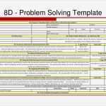8 D Report Vorlage Neu 8 D – Problem solving Process