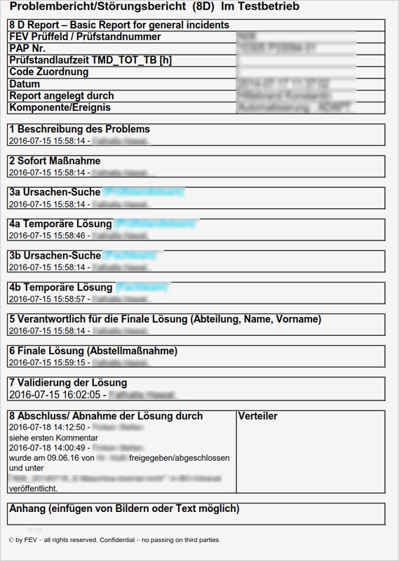 8d Report Vorlage Xls Fabelhaft 8d Report