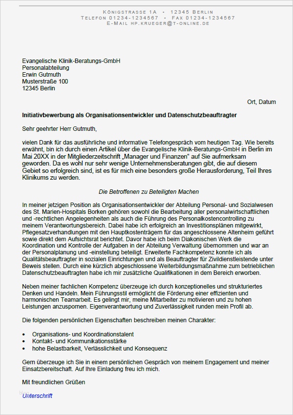 Abberufung Datenschutzbeauftragter Vorlage Wunderbar Bewerbung Datenschutzbeauftragte Seiteneinsteiger