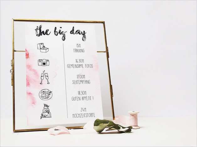Ablaufplan Hochzeit Vorlage Best Of Hochzeitskarten Ablaufplan Für Eure Hochzeit Programm