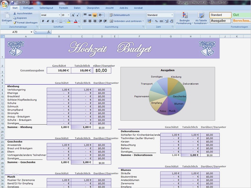 Ablaufplan Hochzeit Vorlage Cool Planungstool Hochzeit