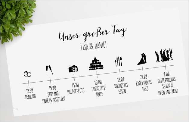 Ablaufplan Hochzeit Vorlage Gut Hochzeitsdeko 10 Hochzeitsprogramme Mit „zeitstrahl
