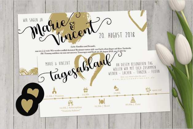 Ablaufplan Hochzeit Vorlage Schön Einladungskarten Einladung Und Ablaufplan Zur Hochzeit