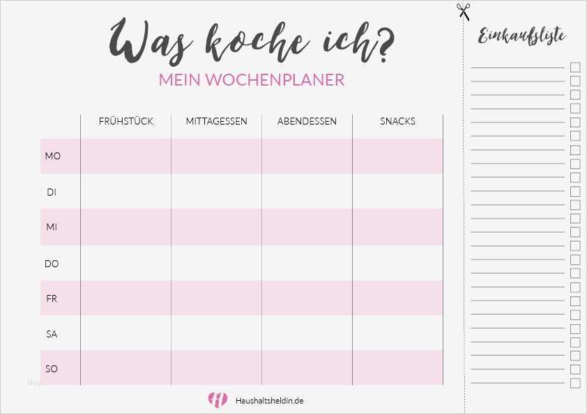 Abnehmplan Vorlagen Best Of Berühmt Abendessen Mahlzeit Planer Vorlage Bilder