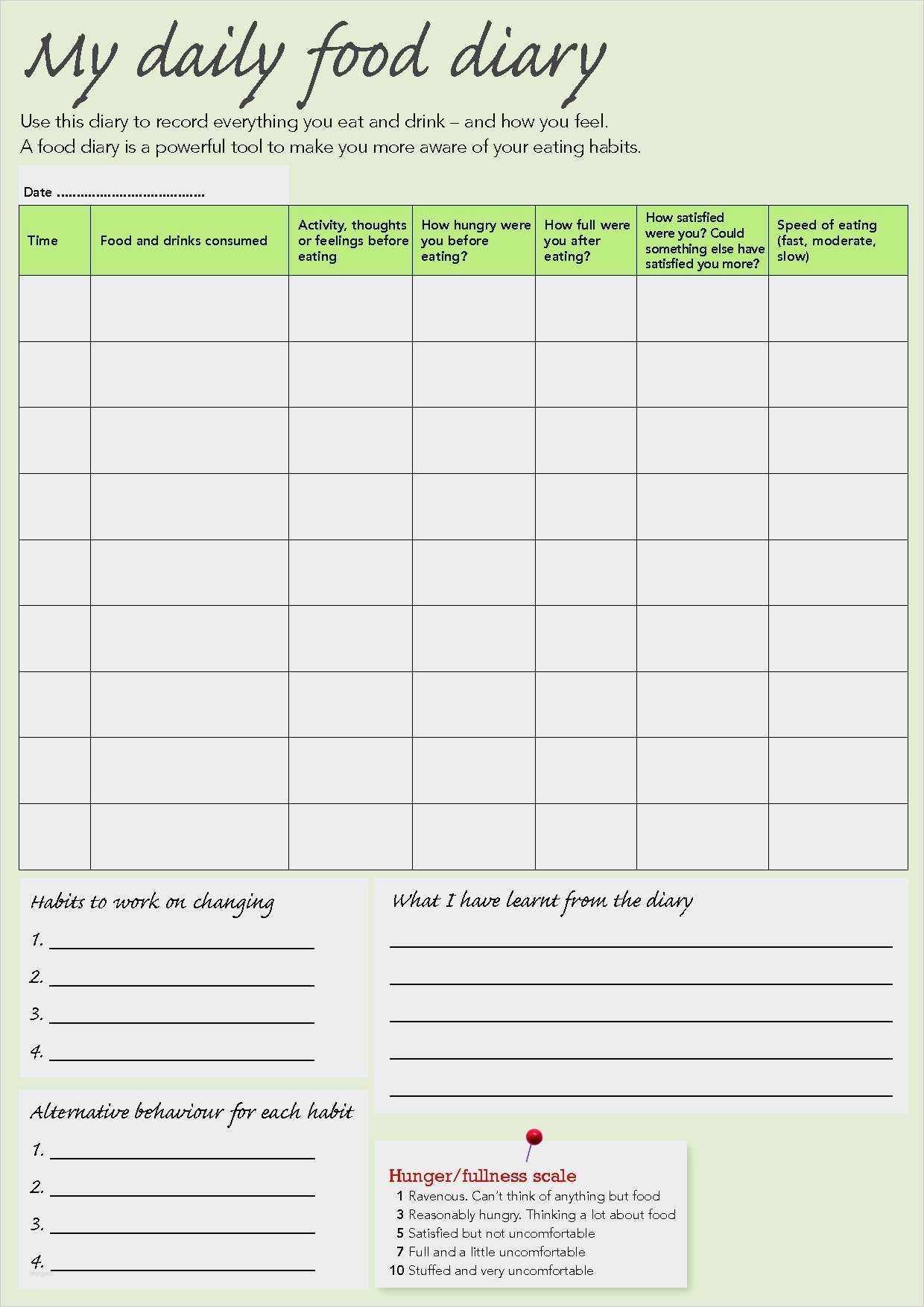 Abnehmplan Vorlagen Elegant Berühmt Vorlage Für Allgemeine Journaleinträge