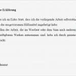 Abschlussarbeit Vorlage Beste Eidesstattliche ErklÄrung