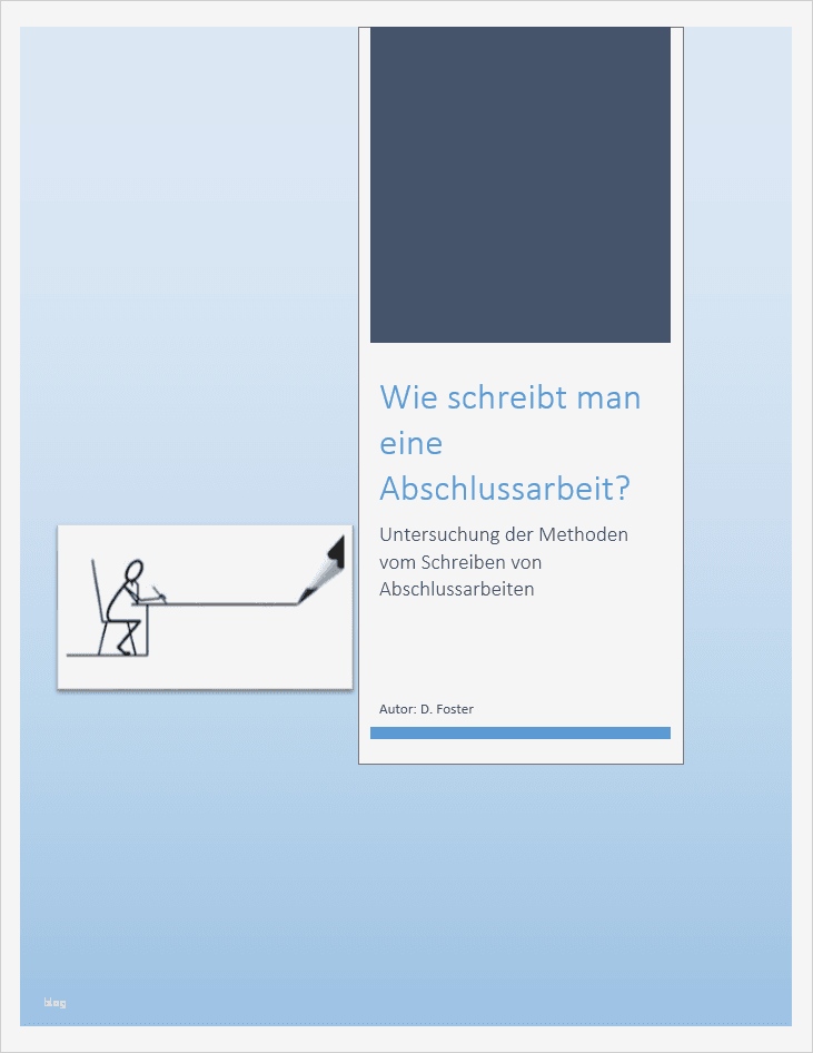 Abschlussarbeit Vorlage Genial Informationsblatt Einer Abschlussarbeit