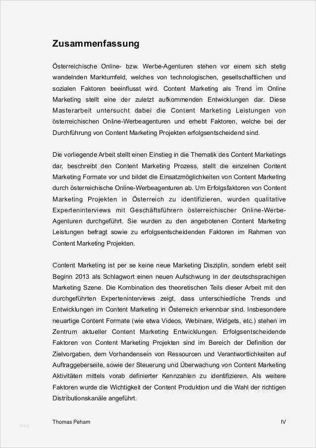 Abschlussarbeit Vorlage Süß Masterarbeit Content Marketing Erfolgsfaktoren Einleitung