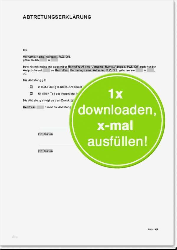 Abtretungserklärung Vorlage Schönste 47 Illustration Abtretungserklärung Vorlage Word Elegant