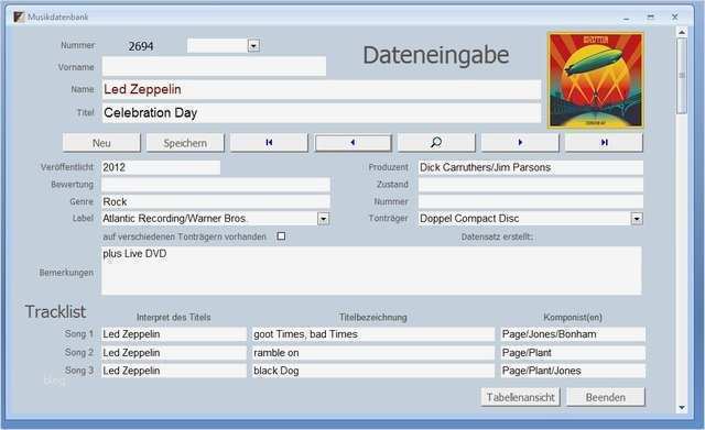 Access Datenbank Vorlagen Cd Sammlung Erstaunlich Lp Liste Erstellen Schallplatten Lp Vinyl Hifi forum