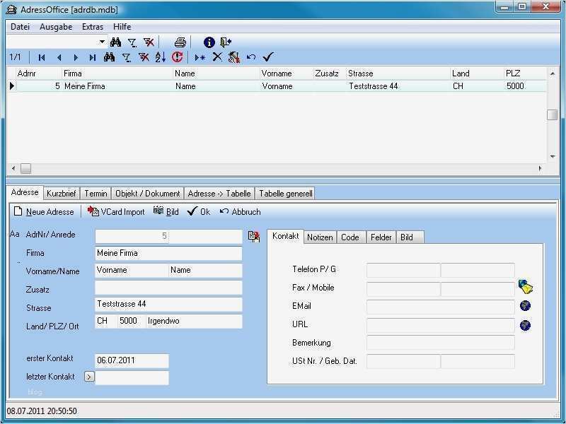 Access Vorlagen Adressverwaltung Luxus Adress Fice