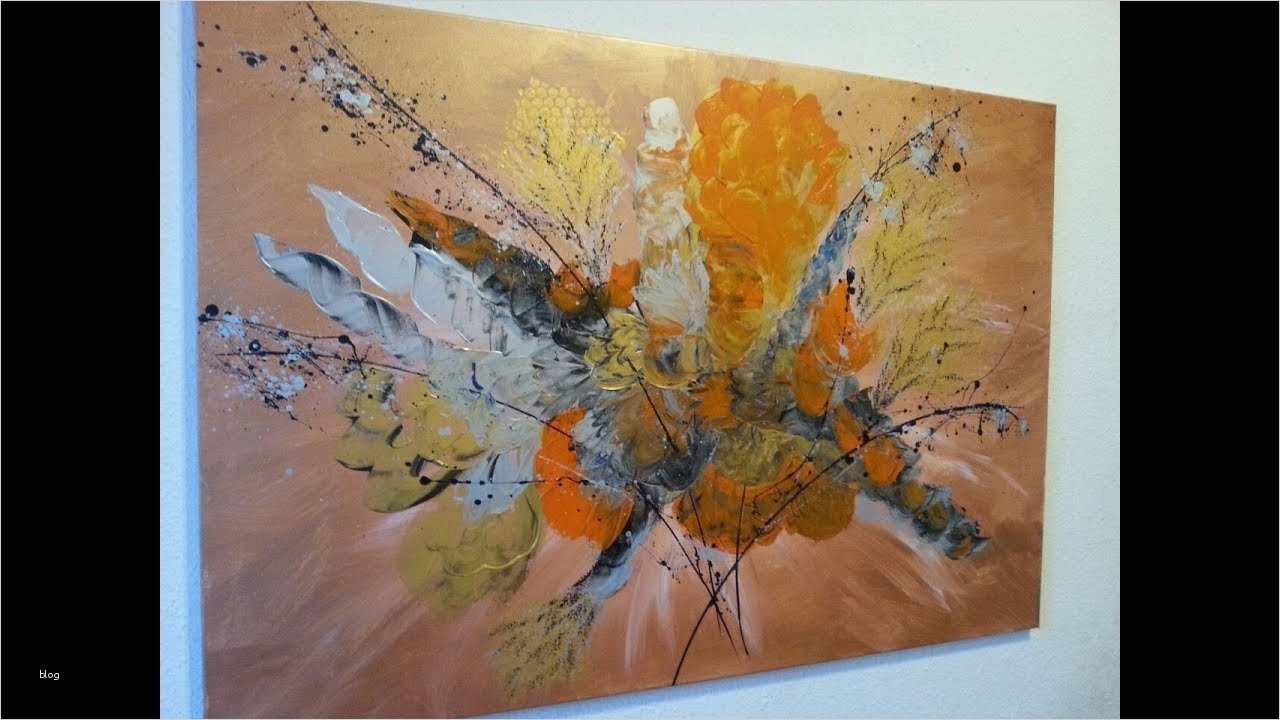 Acrylbilder Malen Vorlagen Inspiration Malen Mit Acrylfarben Abstrakt Mit Spachtel Easy