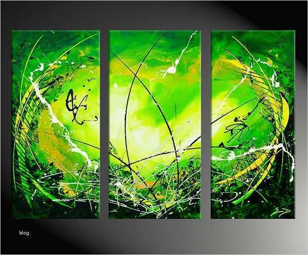 Acrylbilder Vorlagen Abstrakt Schönste "ins GrÜne" Abstraktes Modernes Gemälde Moderne Kunst