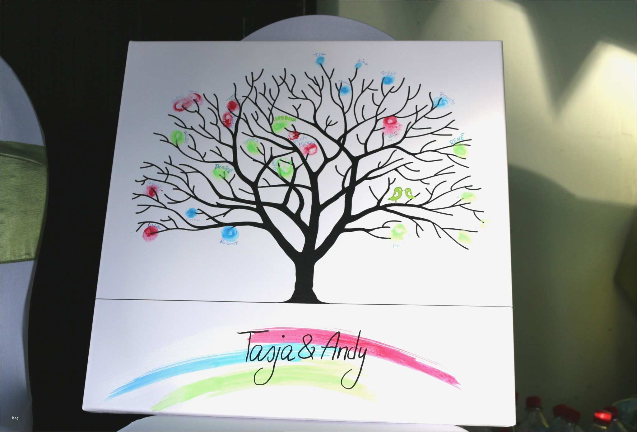 Acrylbilder Vorlagen Für Anfänger Zum Drucken Erstaunlich Hochzeitsbaum Auf Leinwand Selbst Gestalten