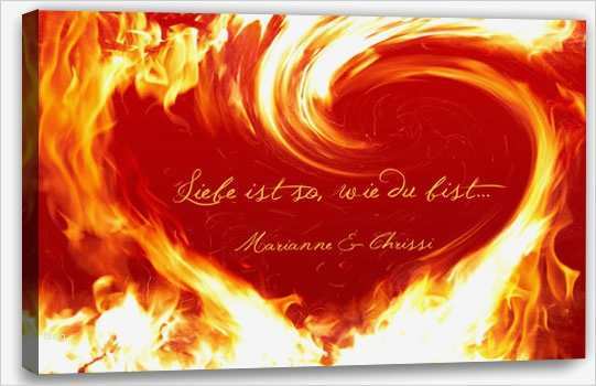 Acrylbilder Vorlagen Für Anfänger Zum Drucken Süß Deine Liebesbotschaft ♥ Auf Leinwand Gedruckt