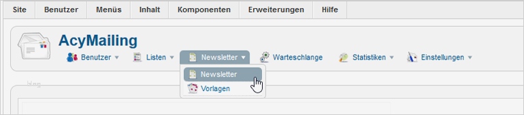 Wie mit AcyMailing einen Newsletter erstellen Alexander