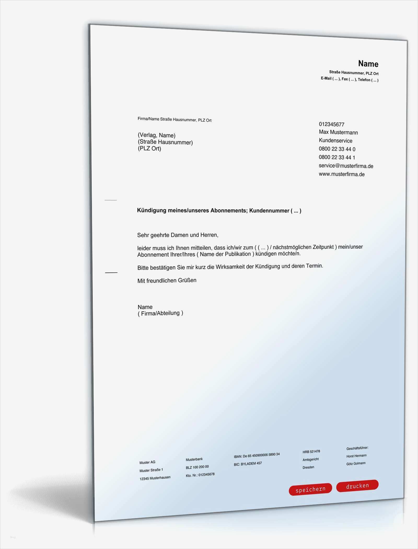 Admiral Direkt Kündigung Vorlage Erstaunlich Kündigung Abonnement