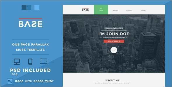 Adobe Muse Vorlagen Angenehm 45 Best Adobe Muse Templates Free & Premium Download