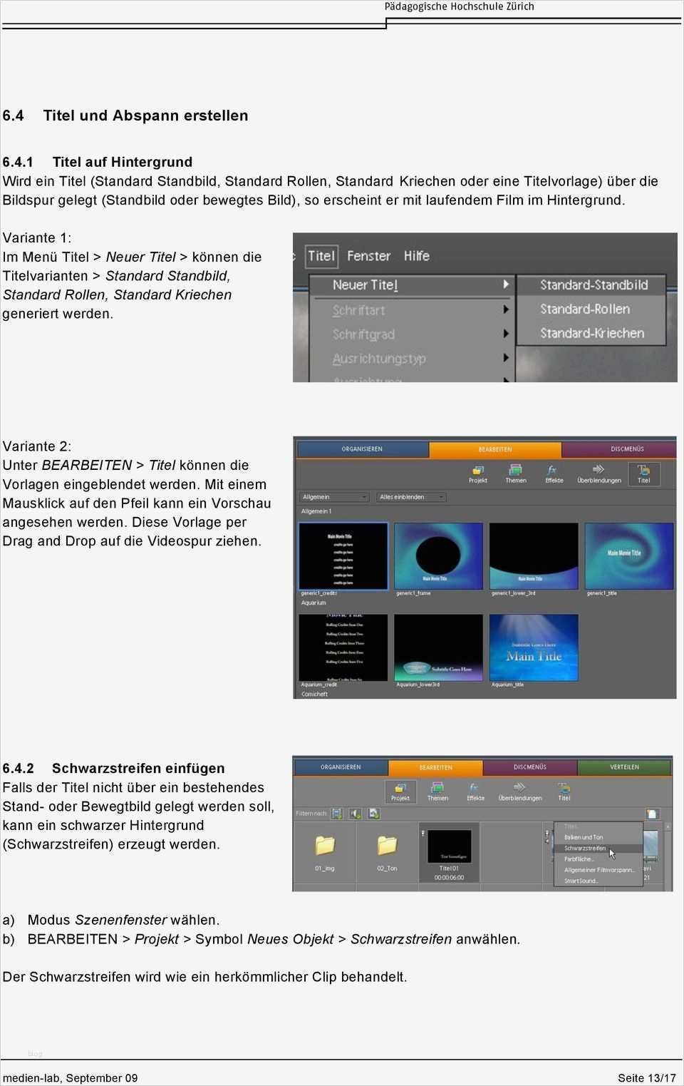Adobe Premiere Vorlagen Beste Adobe Premiere Elements 7 Schnitt Kurzanleitung Pdf