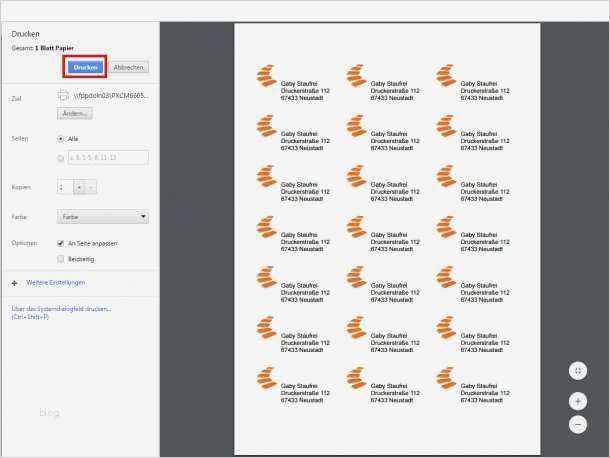 Adressaufkleber Drucken Vorlage Hübsch Anleitung Etiketten Bedrucken