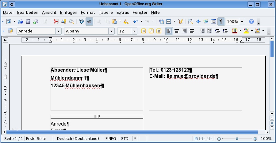 Adresse ändern Vorlage Einzigartig Üungsblatt Fensterbrief
