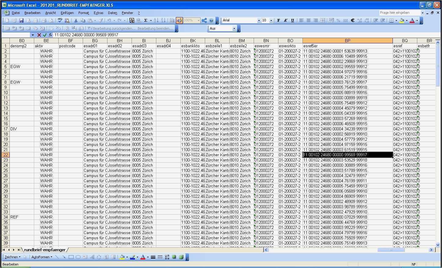Adressen Excel Vorlage Schönste Einfügen Referenzzeile Für Schweizer Mitarbeiter