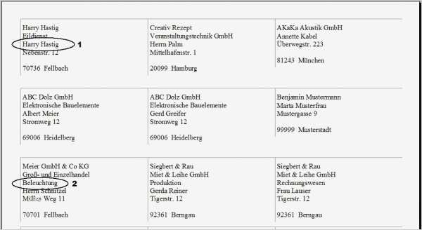 Adressetiketten Vorlage Elegant Reflex Be Nungsanleitung Stammdaten Kontakte – Gevitas