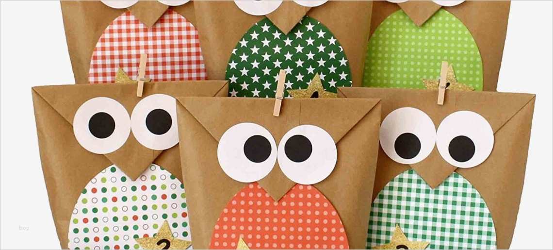 Adventskalender Basteln Vorlagen Kostenlos Bewundernswert Eulen Adventskalender Zum Selber Basteln Bastel Und