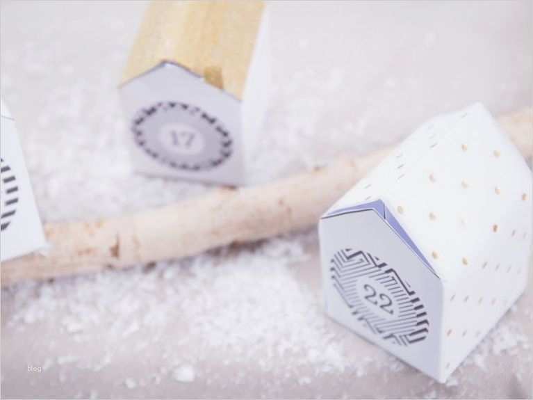 Adventskalender Basteln Vorlagen Wunderbar Häuschen Adventskalender Mit Druckvorlage Basteln