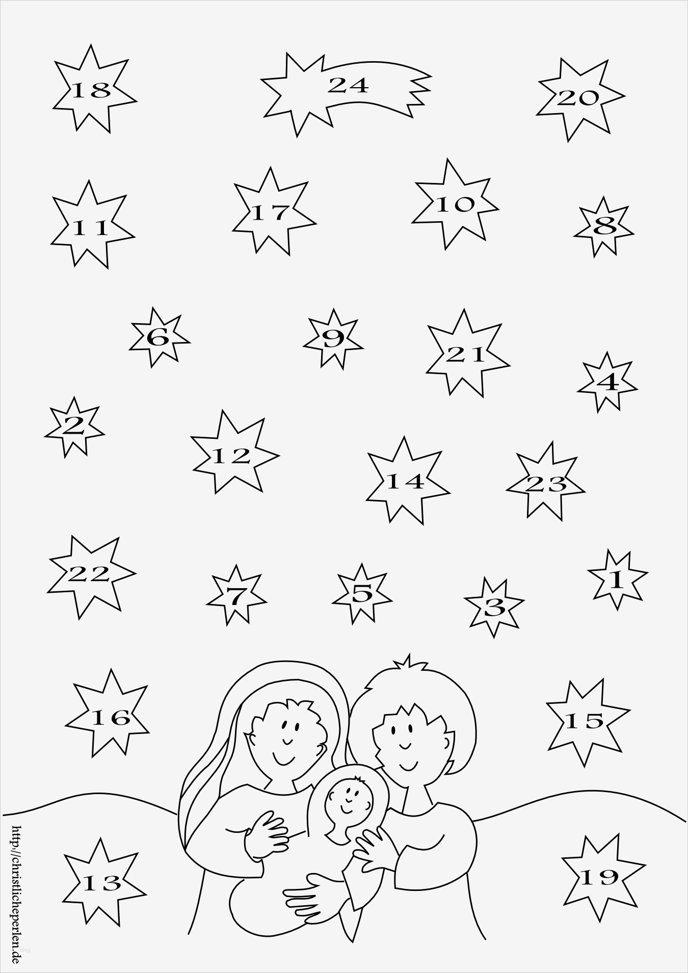 Adventskalender Vorlage Erstaunlich Ausmalbilder Zu Weihnachten