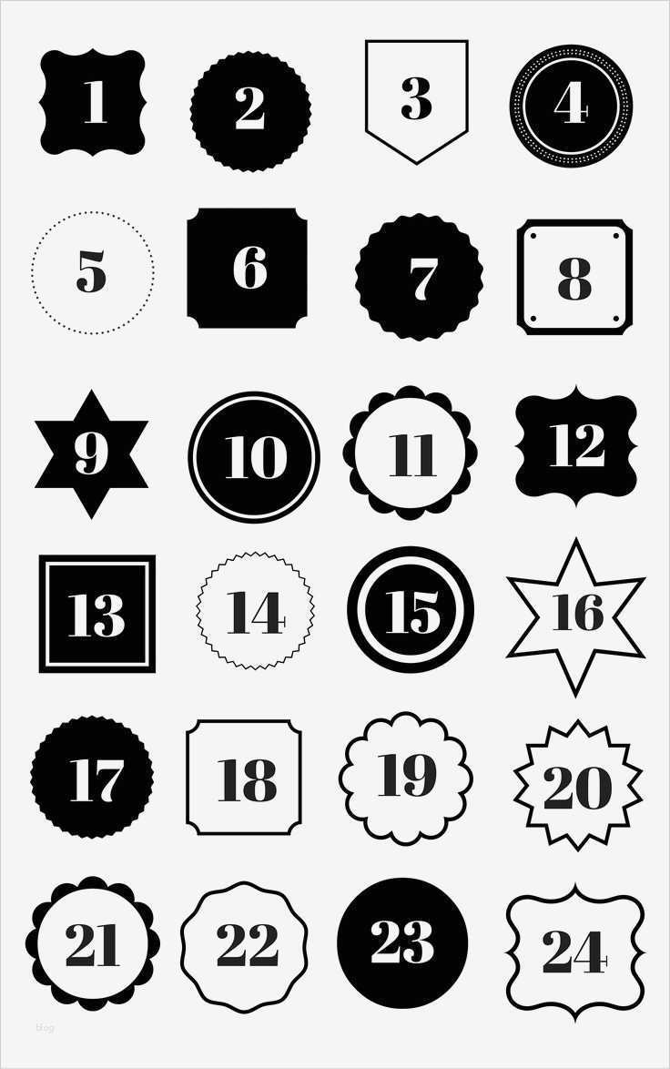 Adventskalender Vorlage Genial Die Besten 25 Adventskalender Zahlen Ideen Auf Pinterest
