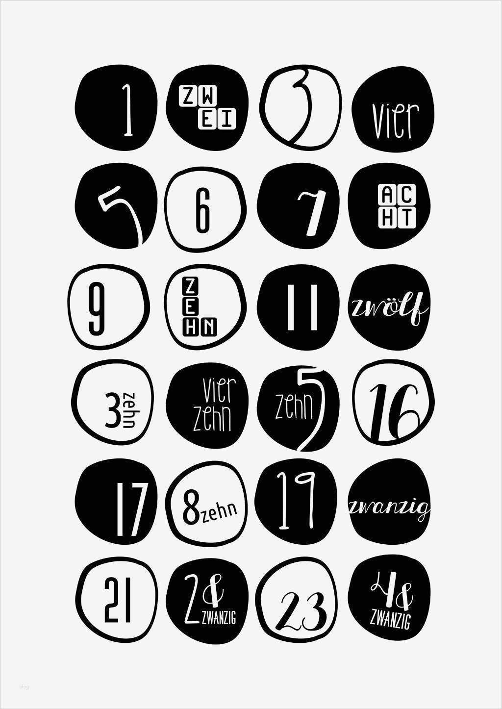 Adventskalender Vorlage Süß Diy Freebie – Advent