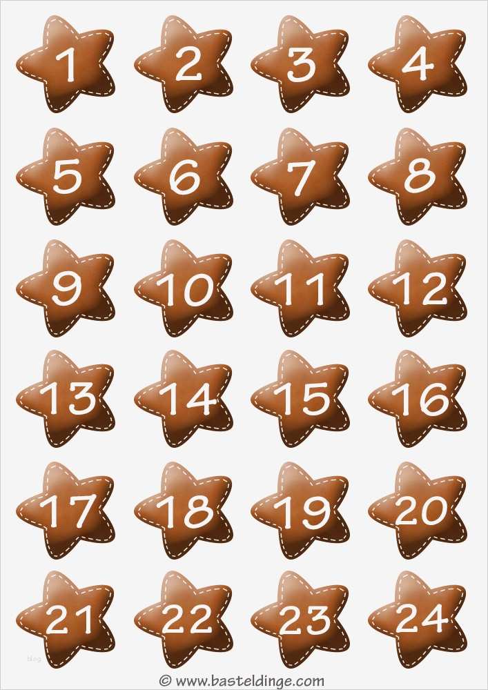 Adventskalender Vorlage Wunderbar Weihnachtsmotive Adventskalender Zahlen Zum Ausdrucken