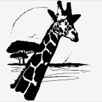 Afrikanische Masken Vorlagen Hübsch Wandtattoo Giraffe Afrika Länder & Kontinente